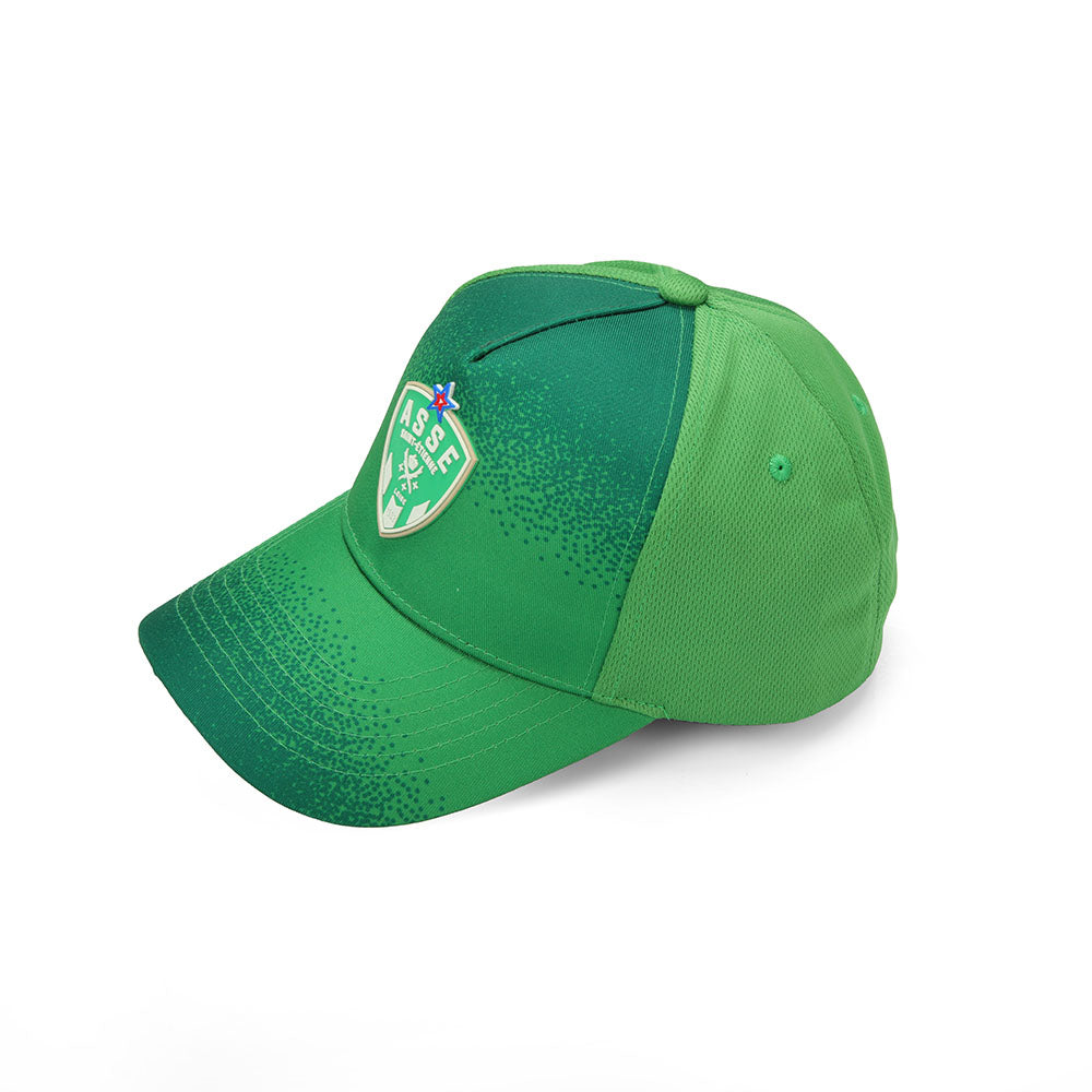 Casquette supporter dégradée badge silicone