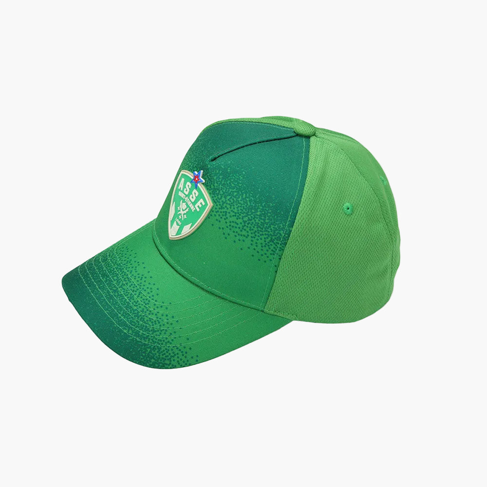 Casquette supporter dégradée badge silicone