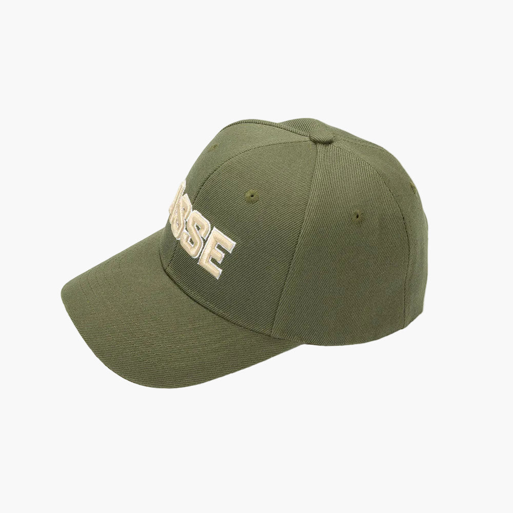 Casquette kaki broderie 3D ASSE