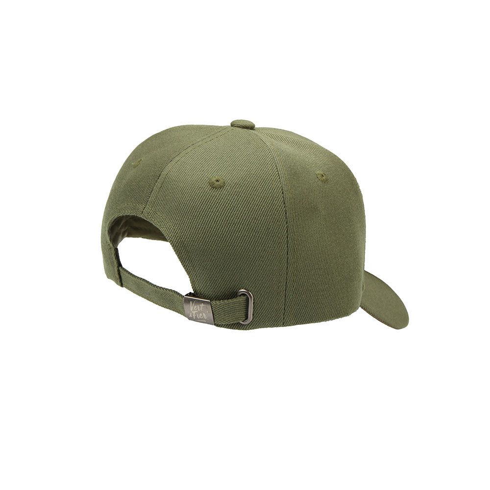 Casquette kaki broderie 3D ASSE