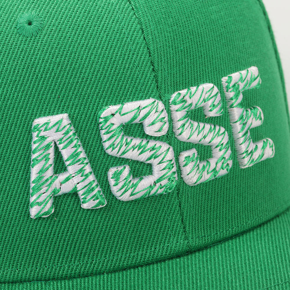Casquette verte supporter broderie 3D ASSE