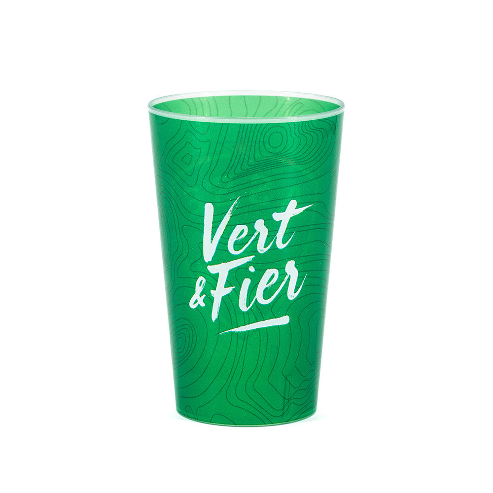GREEN PLASTIC ASSE CUP