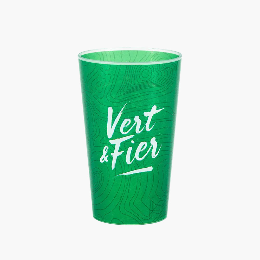 GREEN PLASTIC ASSE CUP