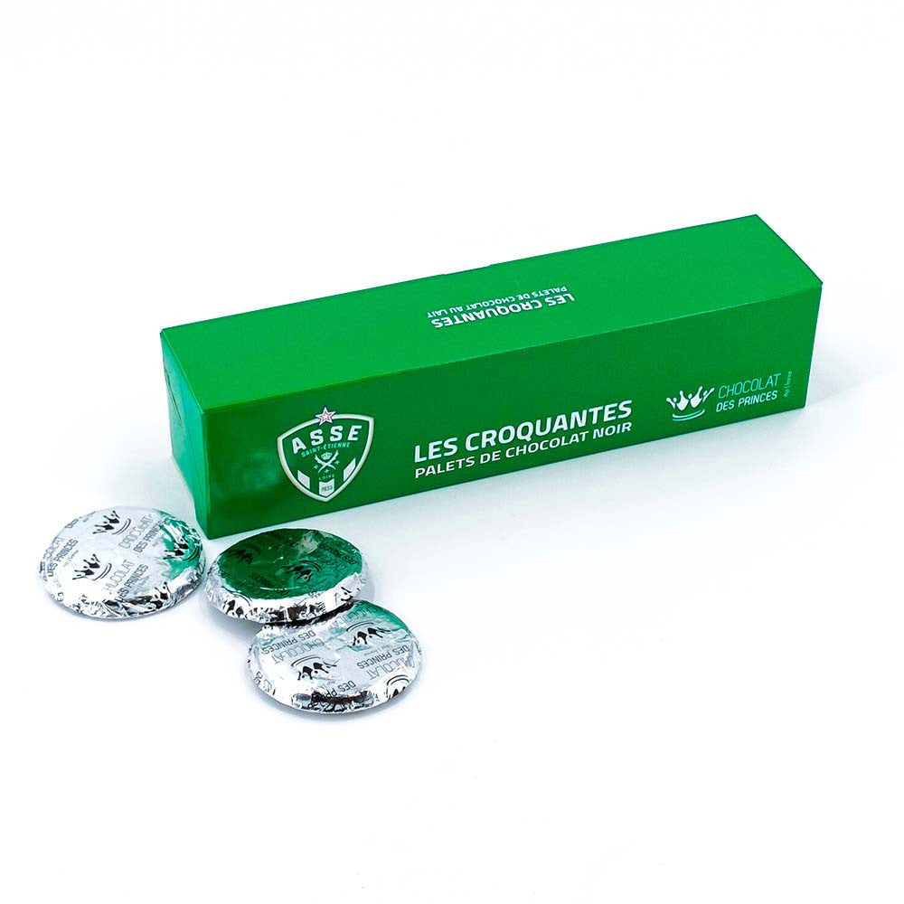 Palets de chocolat noir ASSE