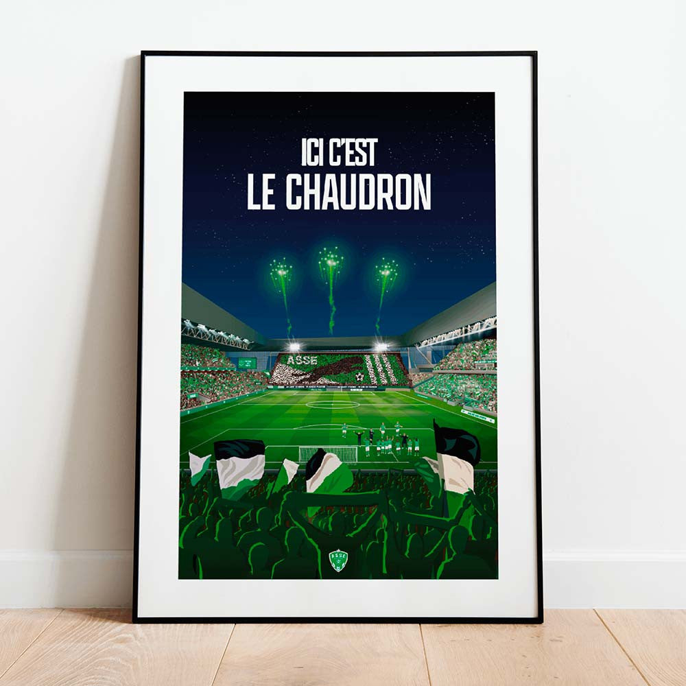 Affiche "ICI C'EST LE CHAUDRON" 21 x 30cm