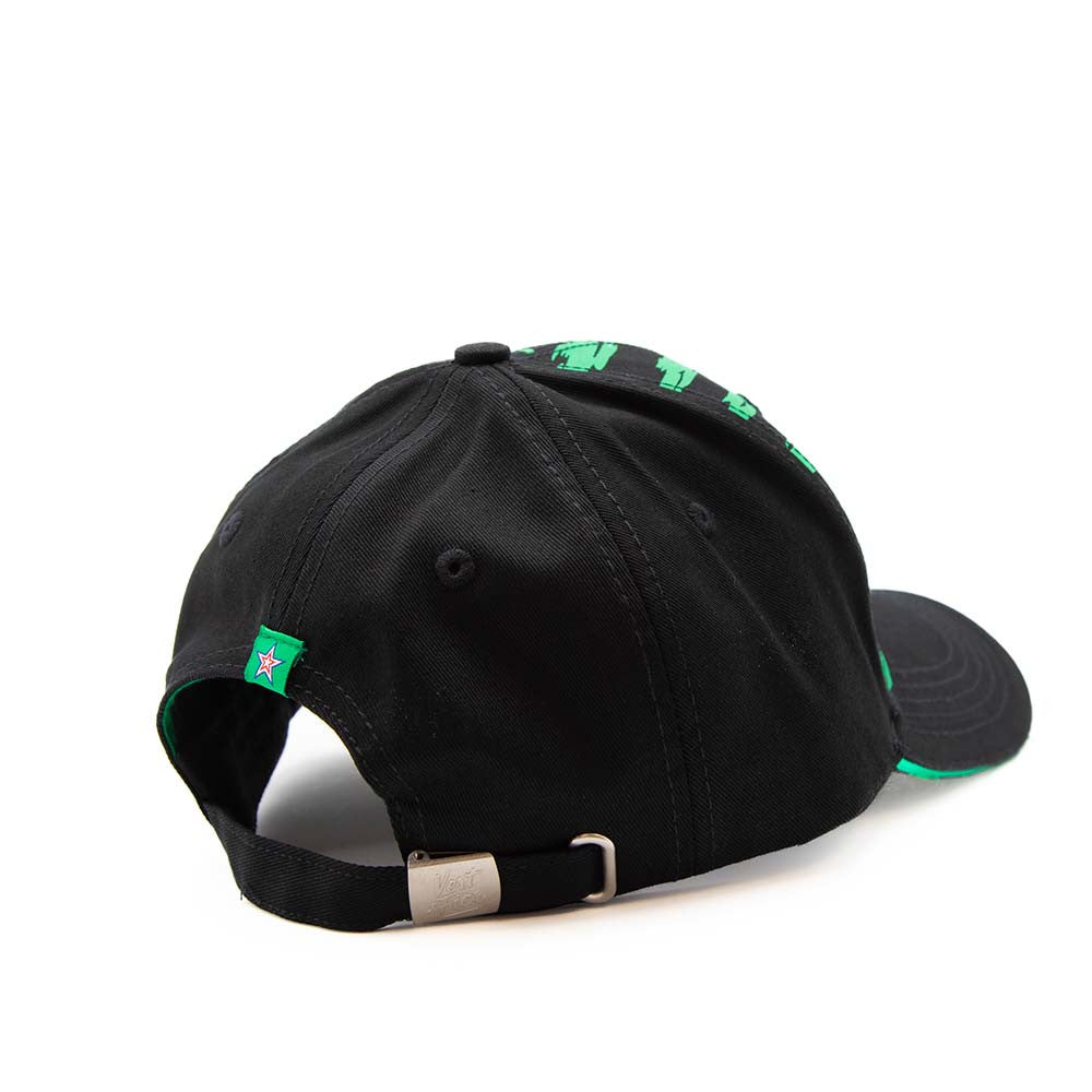 CASQUETTE ASSE NOIRE ET VERTE