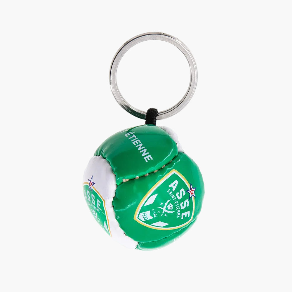 ASSE GREEN & WHITE ball key ring