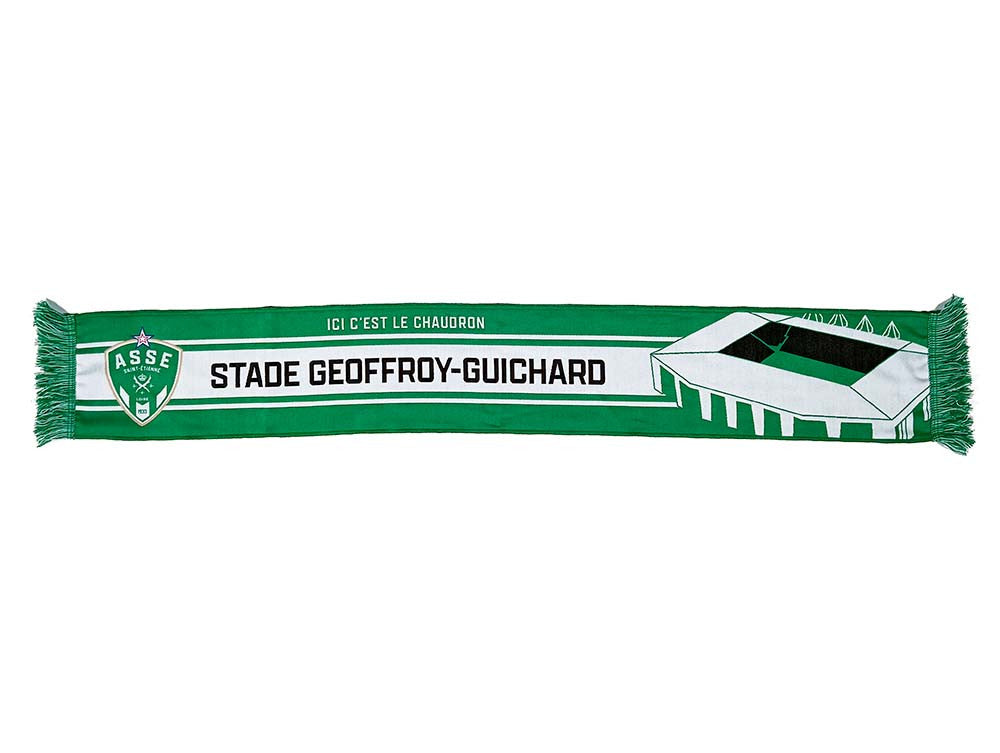 Écharpe ASSE Saint-Étienne - Allez Les Verts - Vintage Supporters