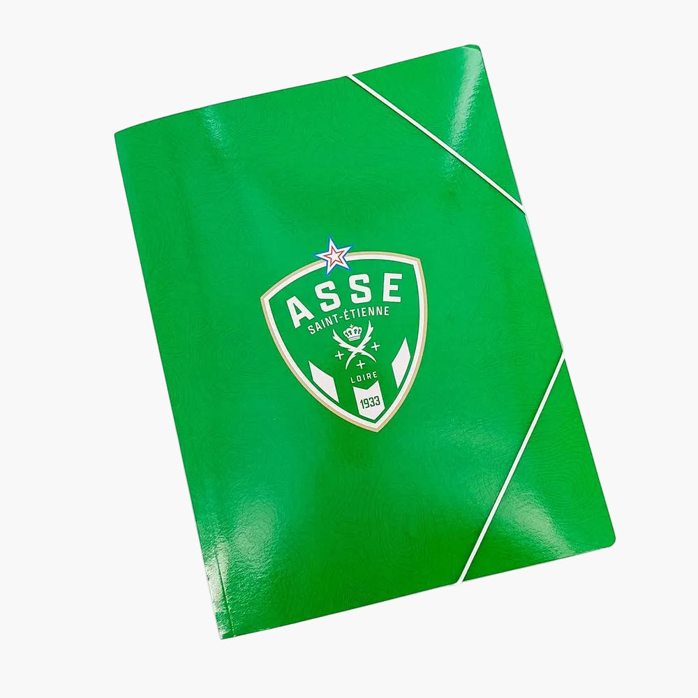 ASSE 3-flap elasticated cardboard folder