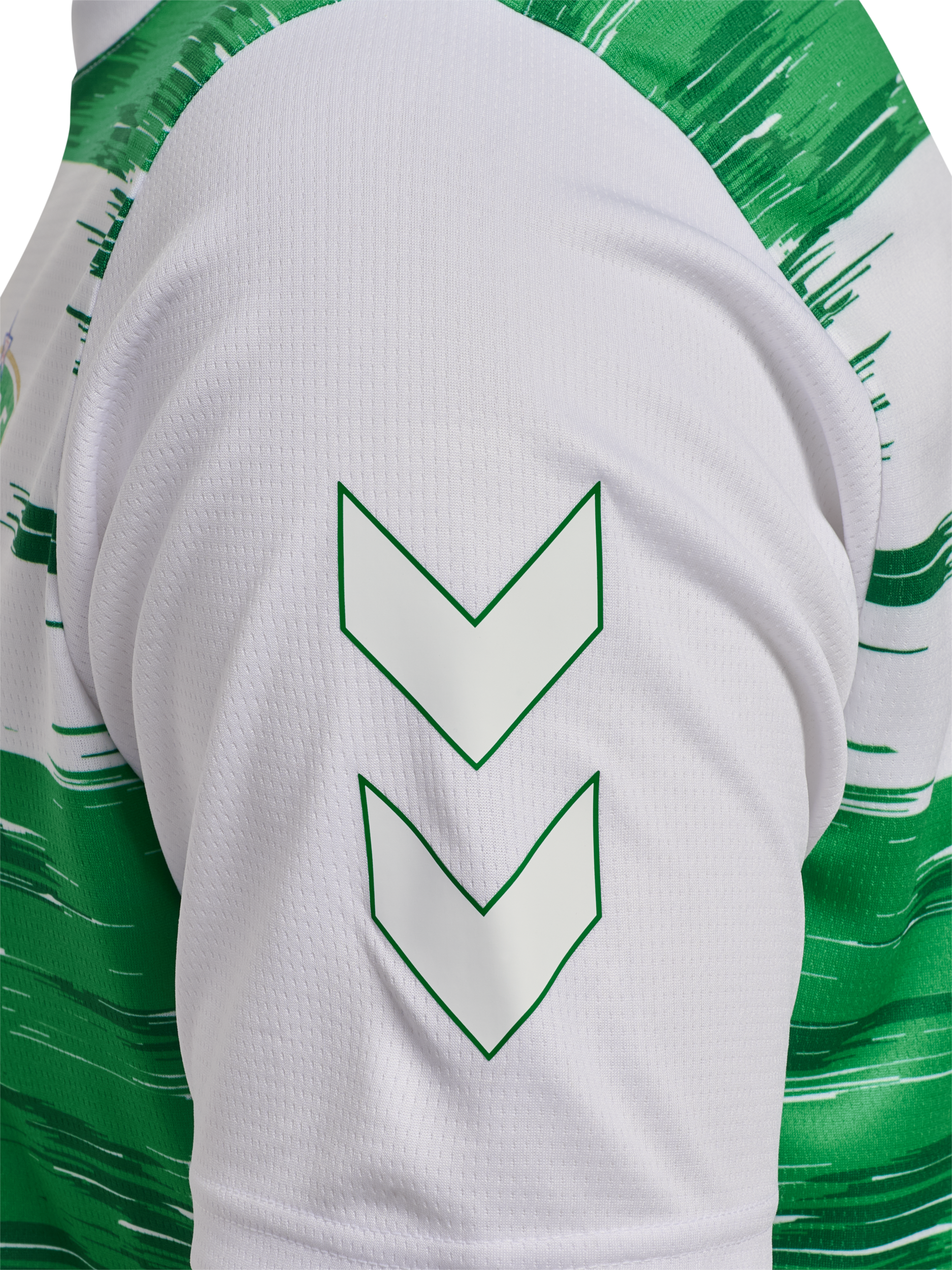 Pré-game enfant vert et blanc 2025-2026