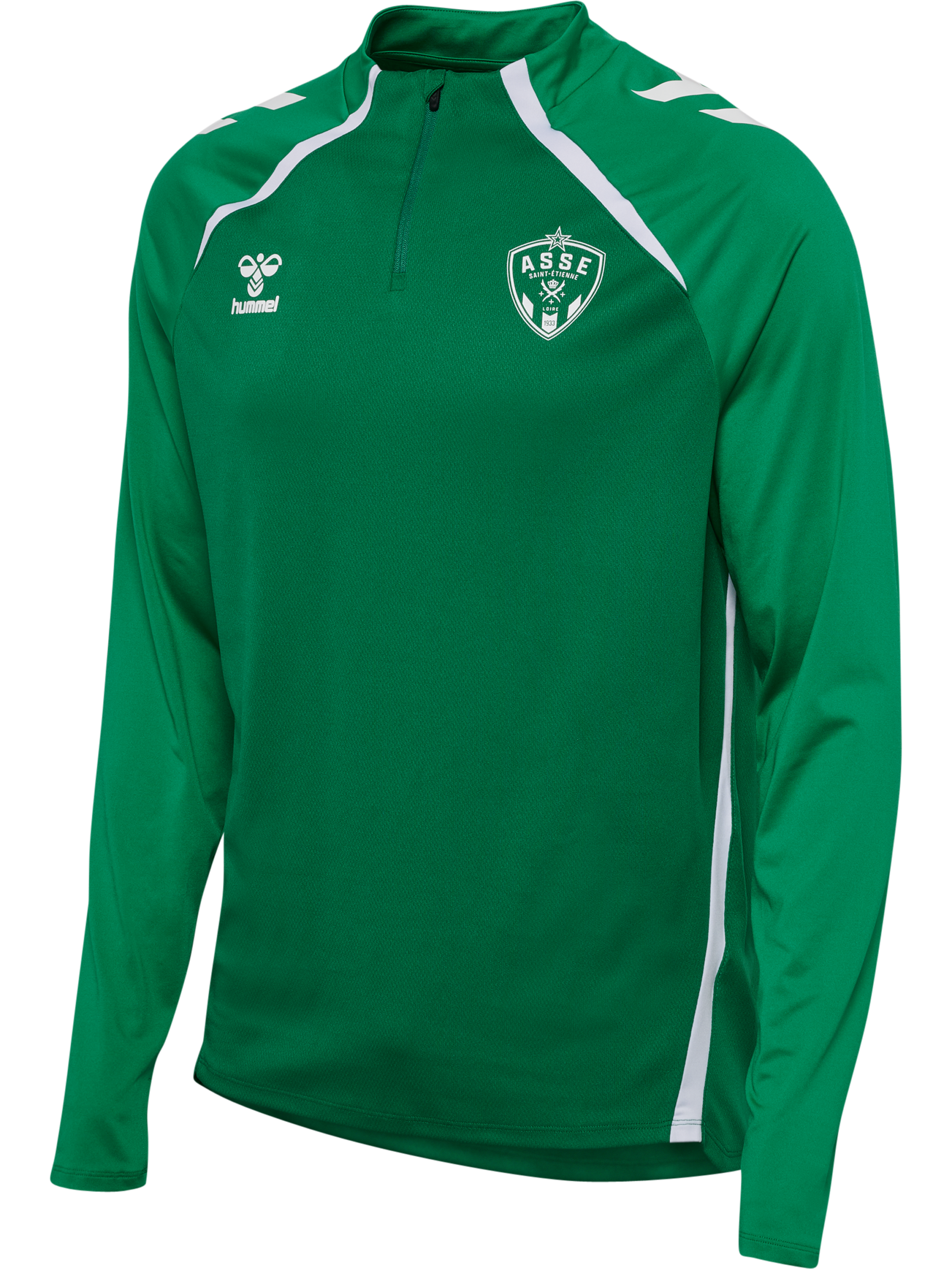 Sweat half-zip entraînement vert 2025-2026