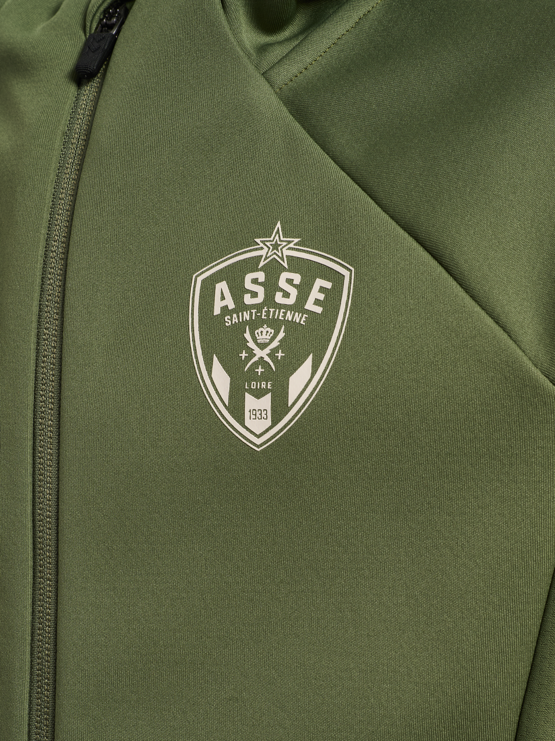 Veste zippée enfant présentation kaki 2025-2026