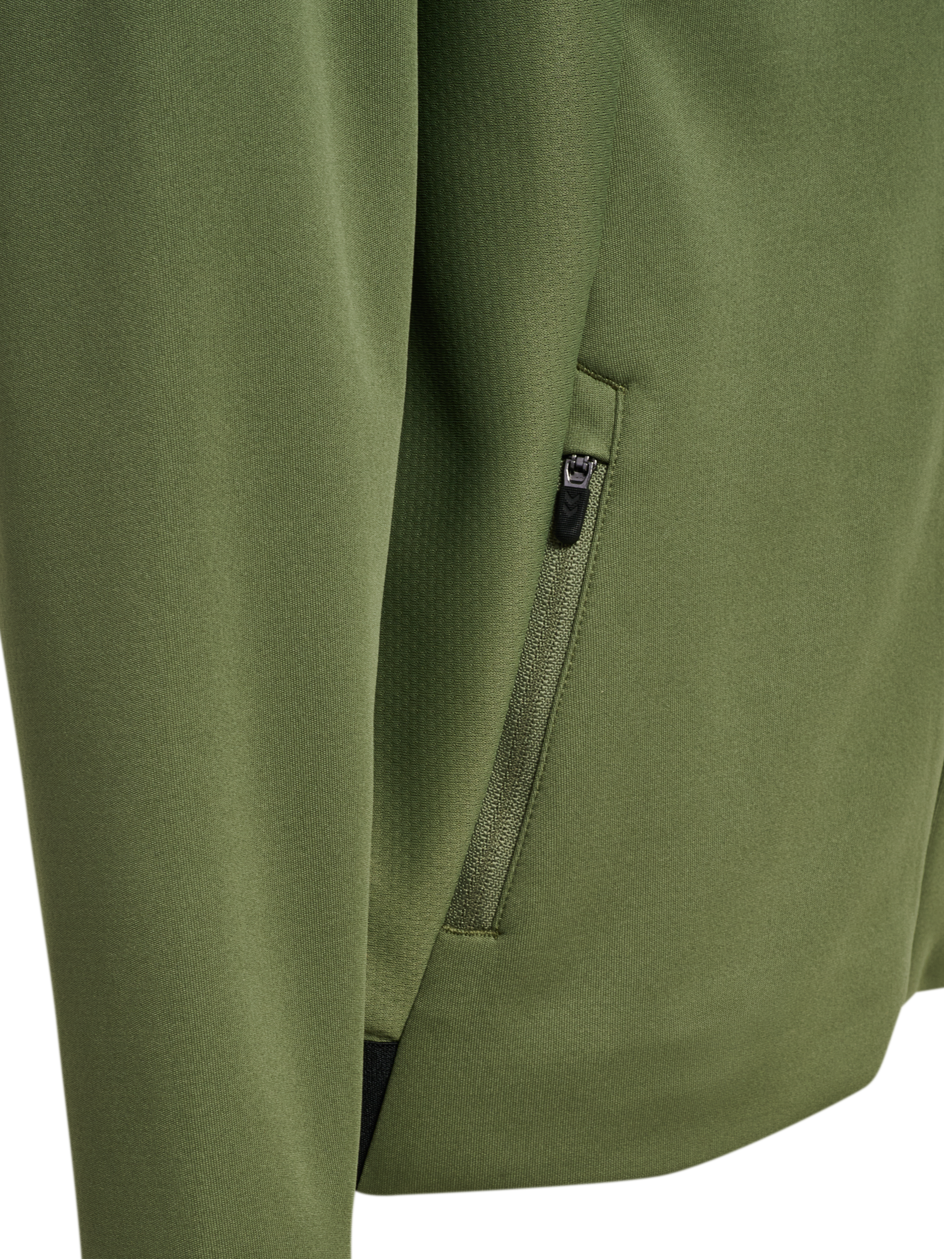 Veste zippée enfant présentation kaki 2025-2026