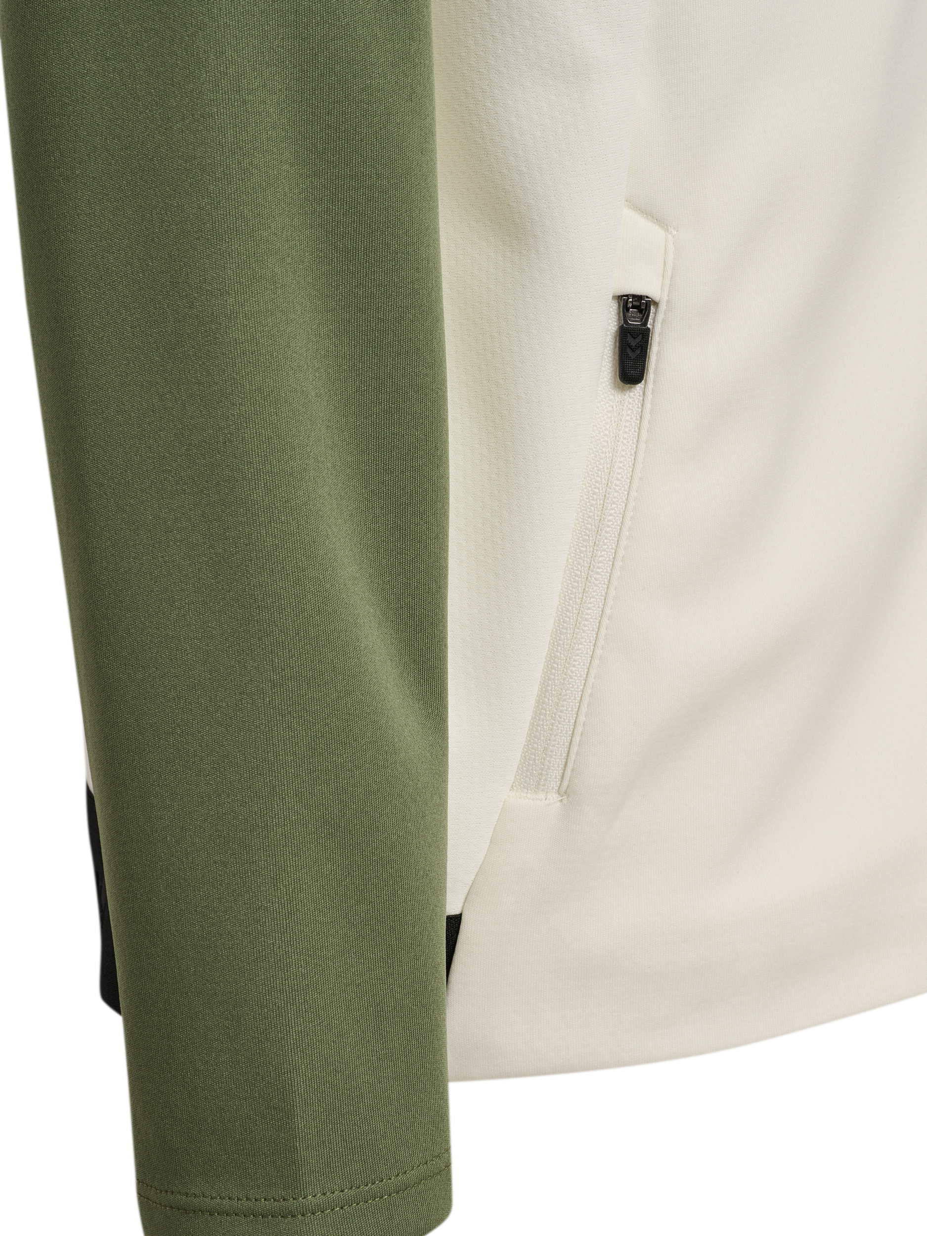 Veste zippée enfant présentation crème 2025-2026