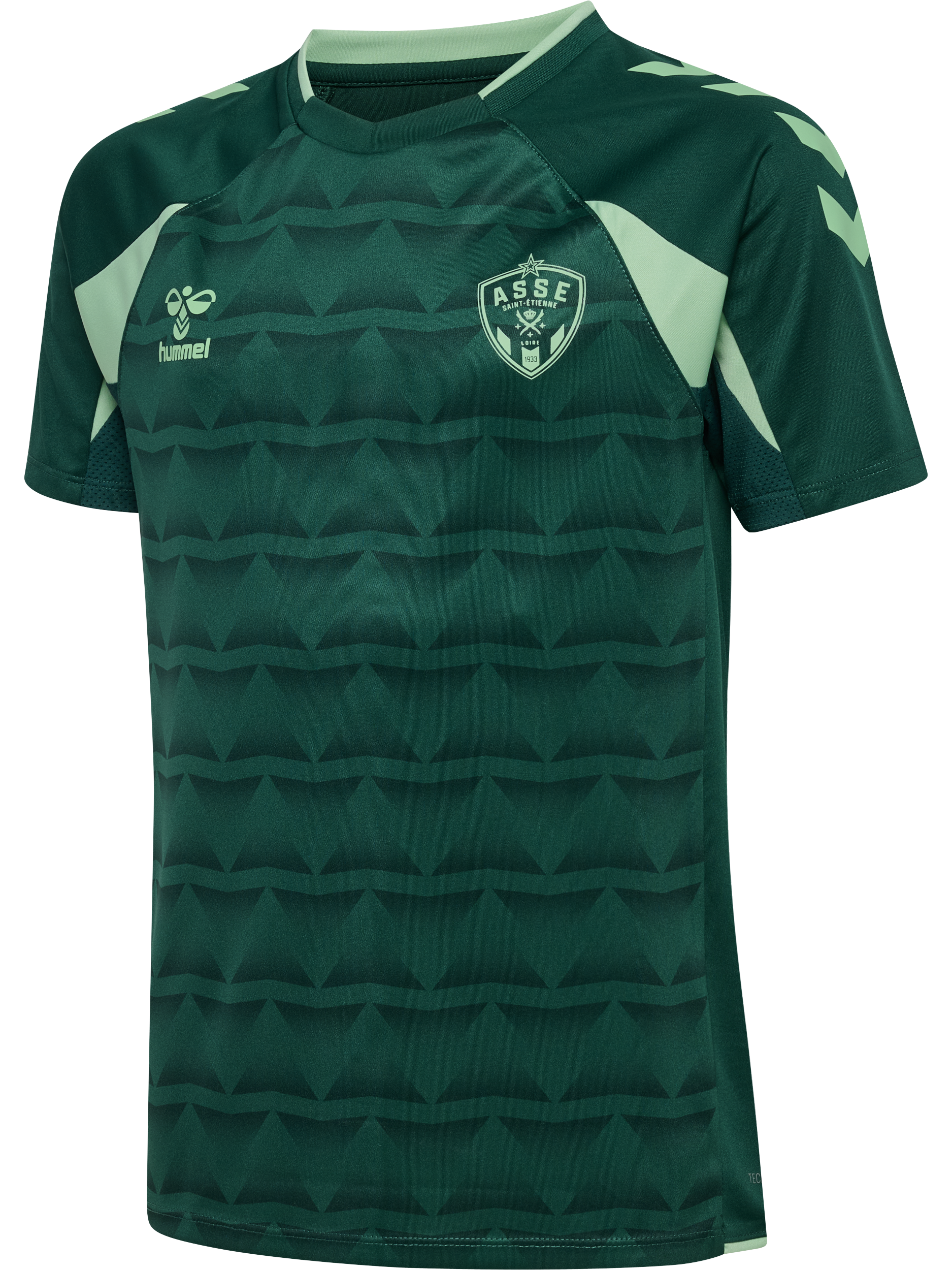 Maillot entraînement enfant vert foncé 2026-2027