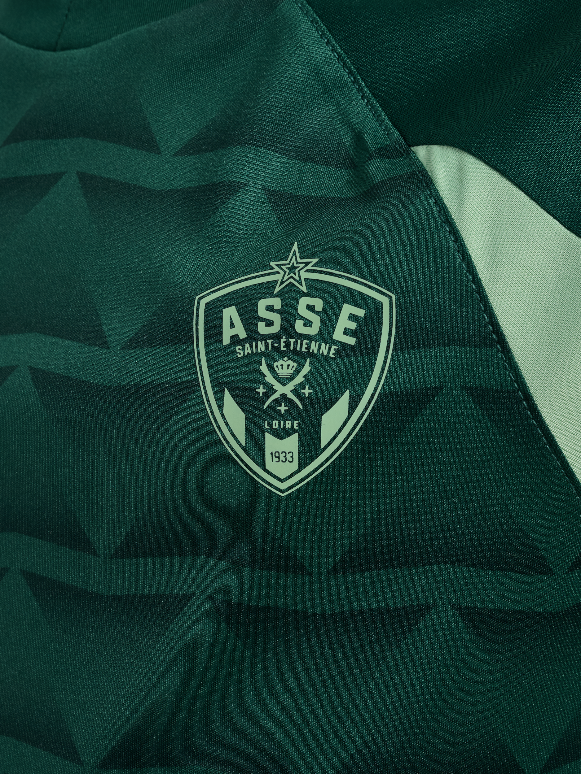Maillot entraînement enfant vert foncé 2026-2027