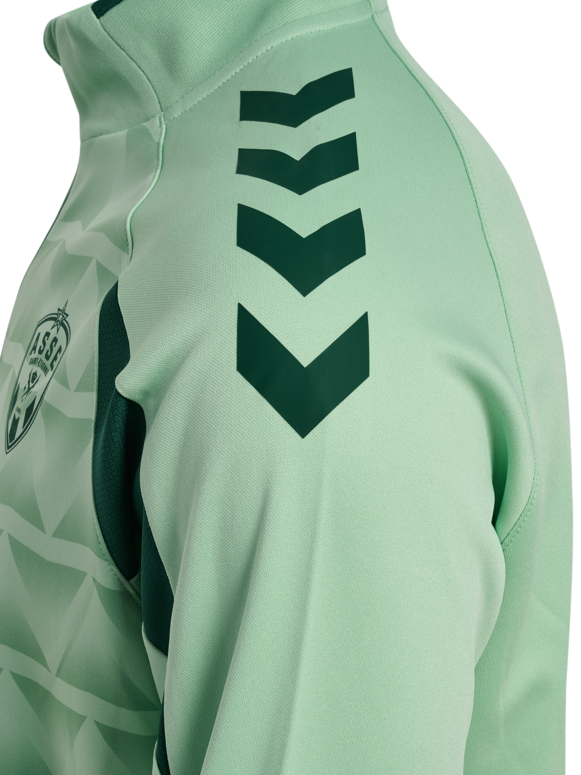 Sweat entraînement demi-zip vert clair 2026-2027