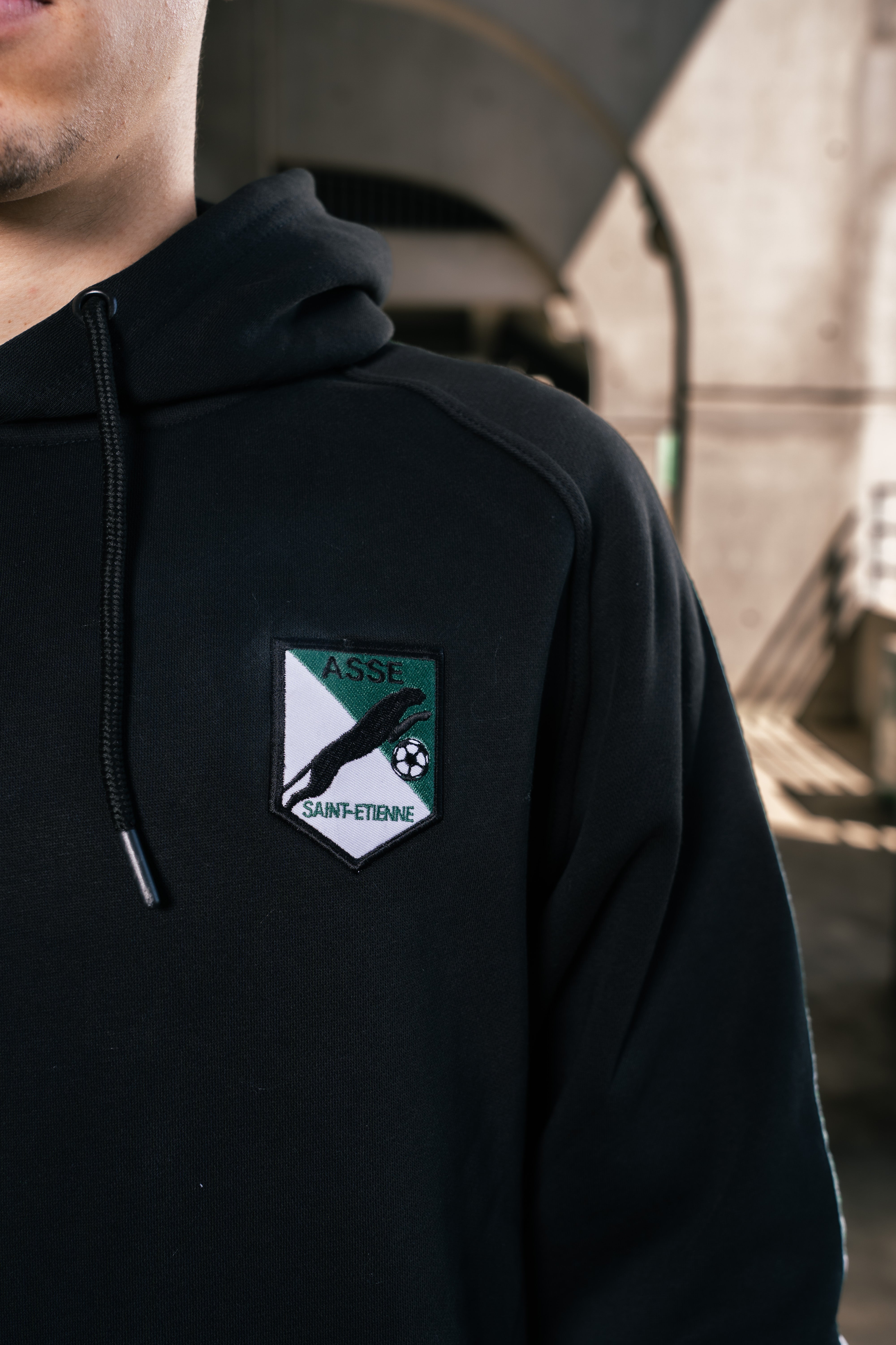 Sweat capuche héritage noir