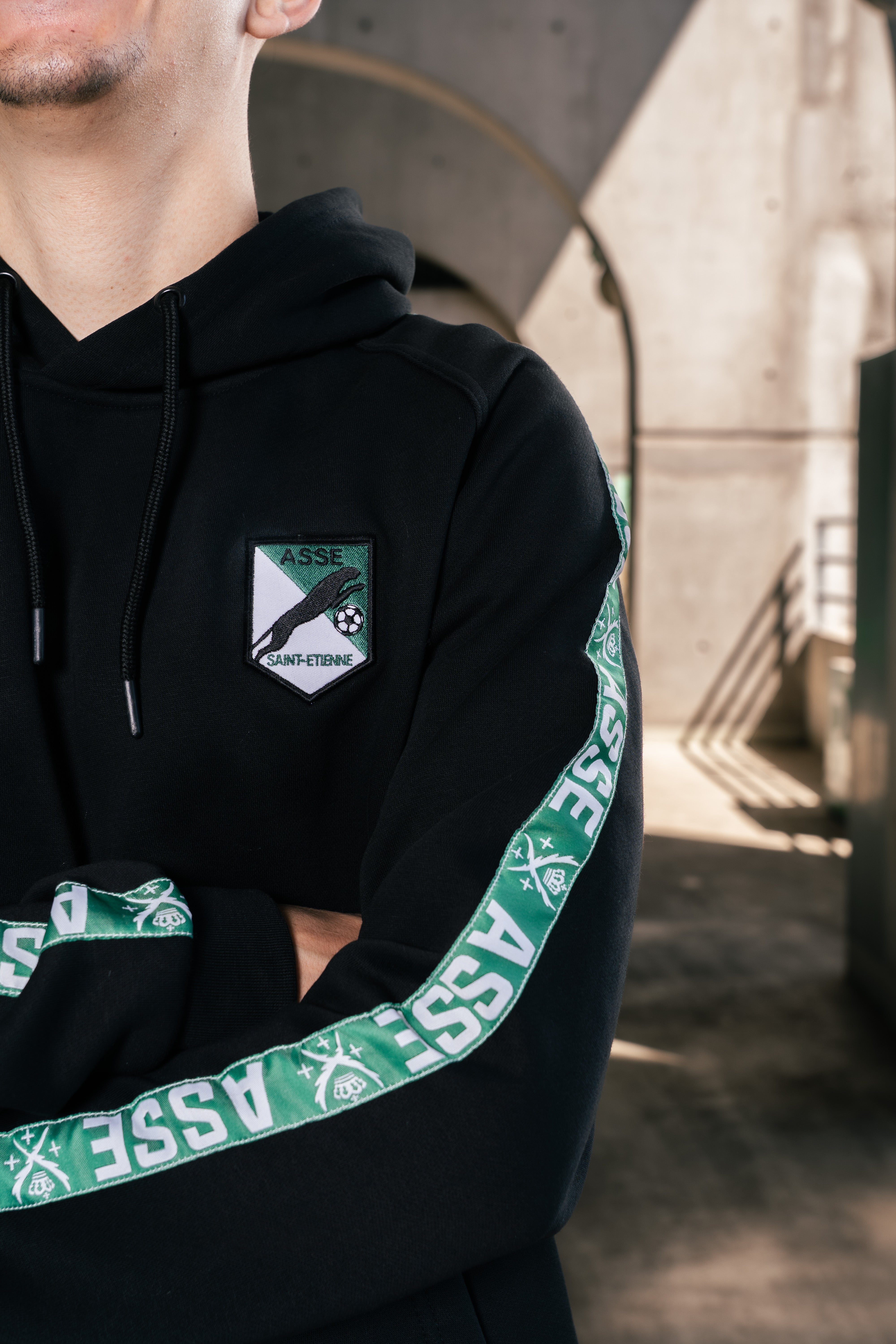 Sweat capuche héritage noir