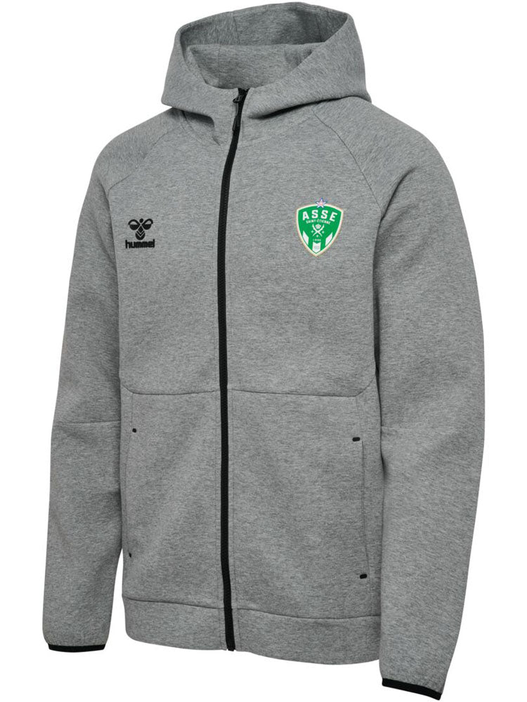 Sweat capuche gris FAN TECH FLEECE