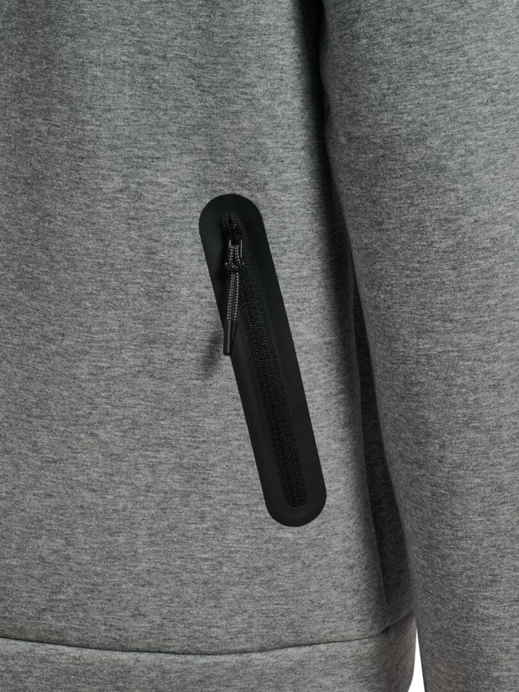 Sweat capuche gris FAN TECH FLEECE