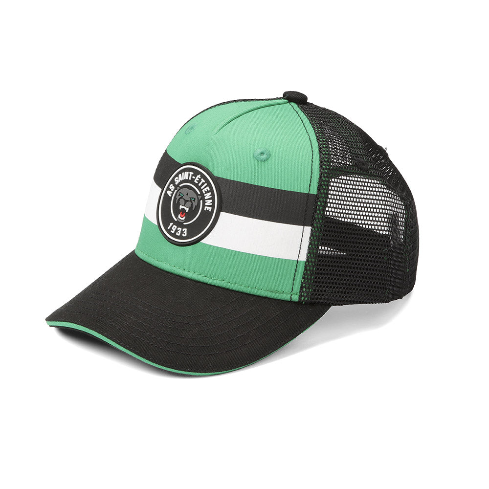 Casquette enfant rayures vertes