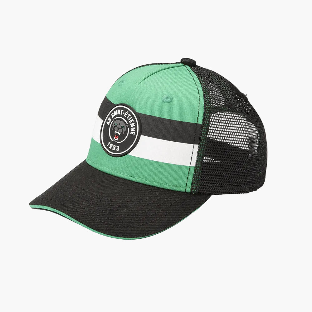 Casquette enfant rayures vertes