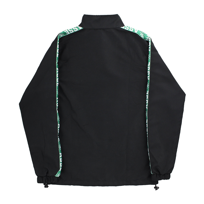Veste de survêtement microfibre héritage noire