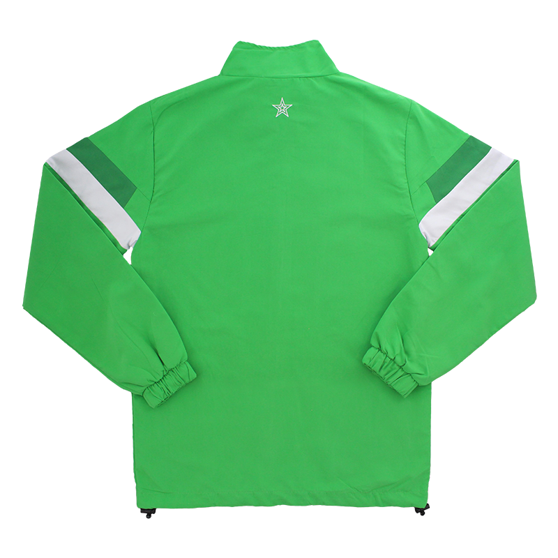 Veste de survêtement microfibre enfant héritage verte