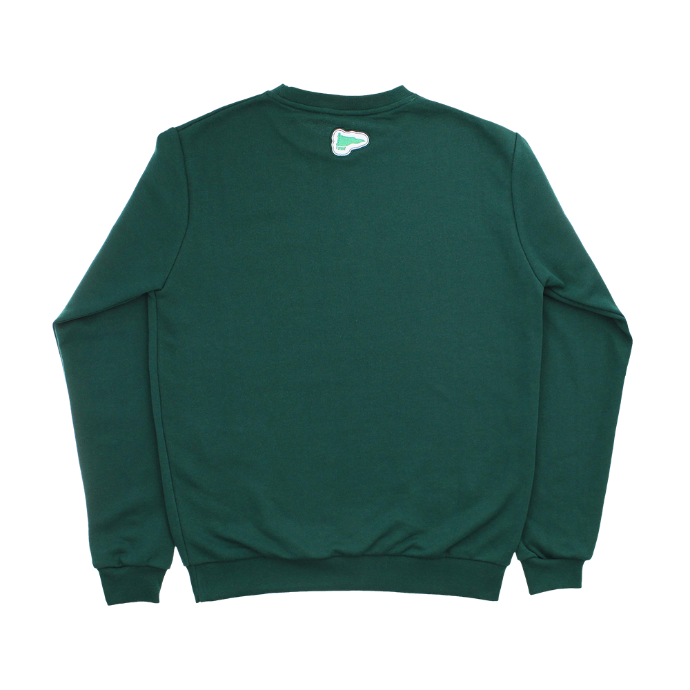 Sweat crewneck vert STEPH'
