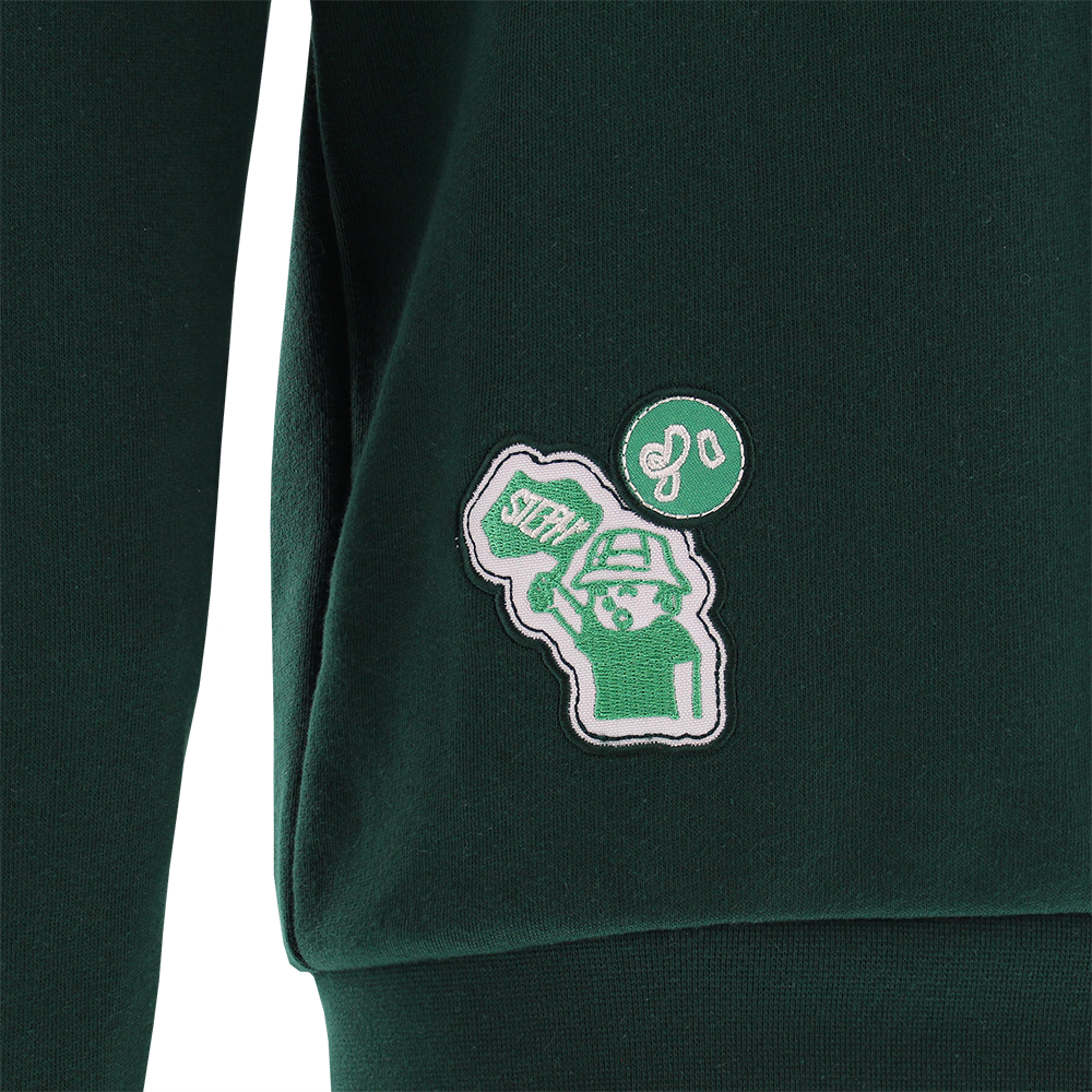 Sweat crewneck vert STEPH'