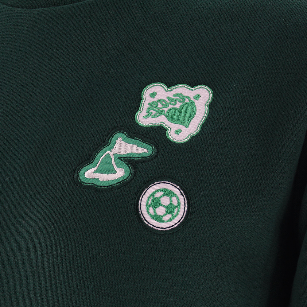 Sweat crewneck vert STEPH'