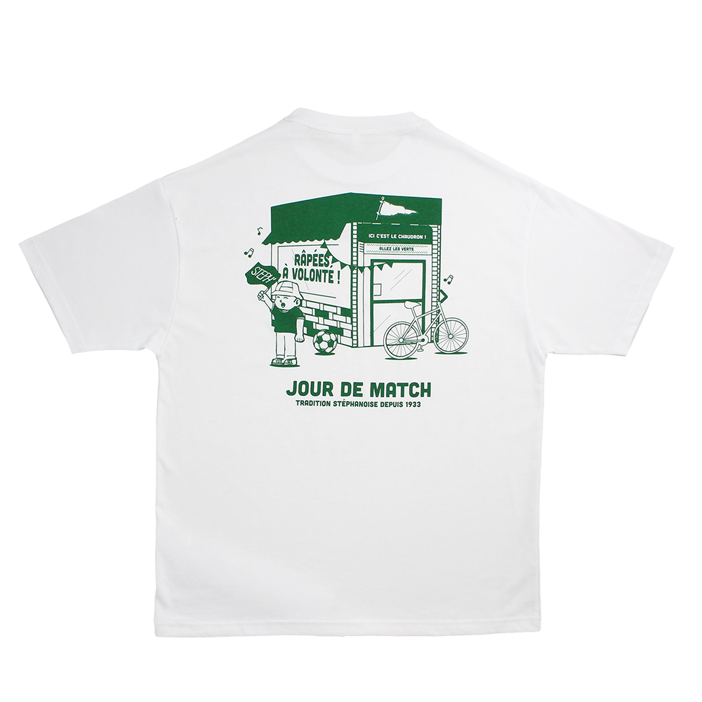 Tee-shirt blanc STEPH' Jour de Match
