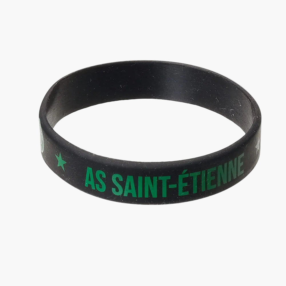 Black silicone bracelet for children