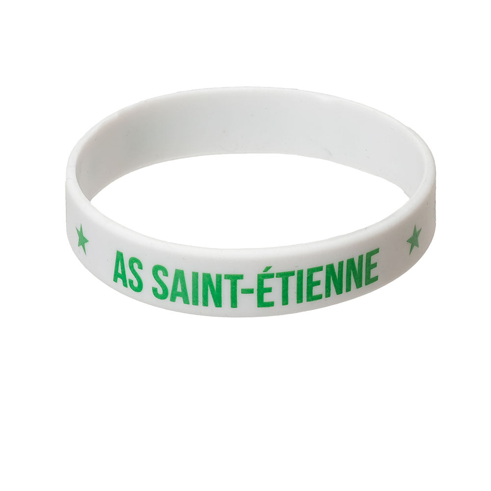 White silicone bracelet for children