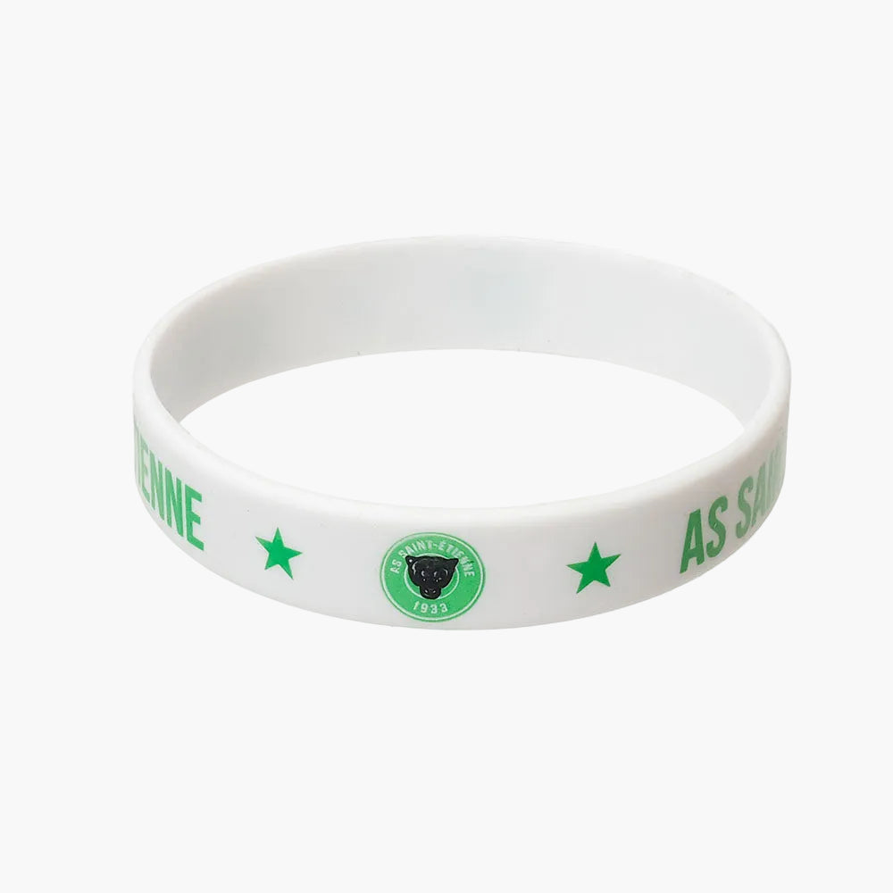 White silicone bracelet for children