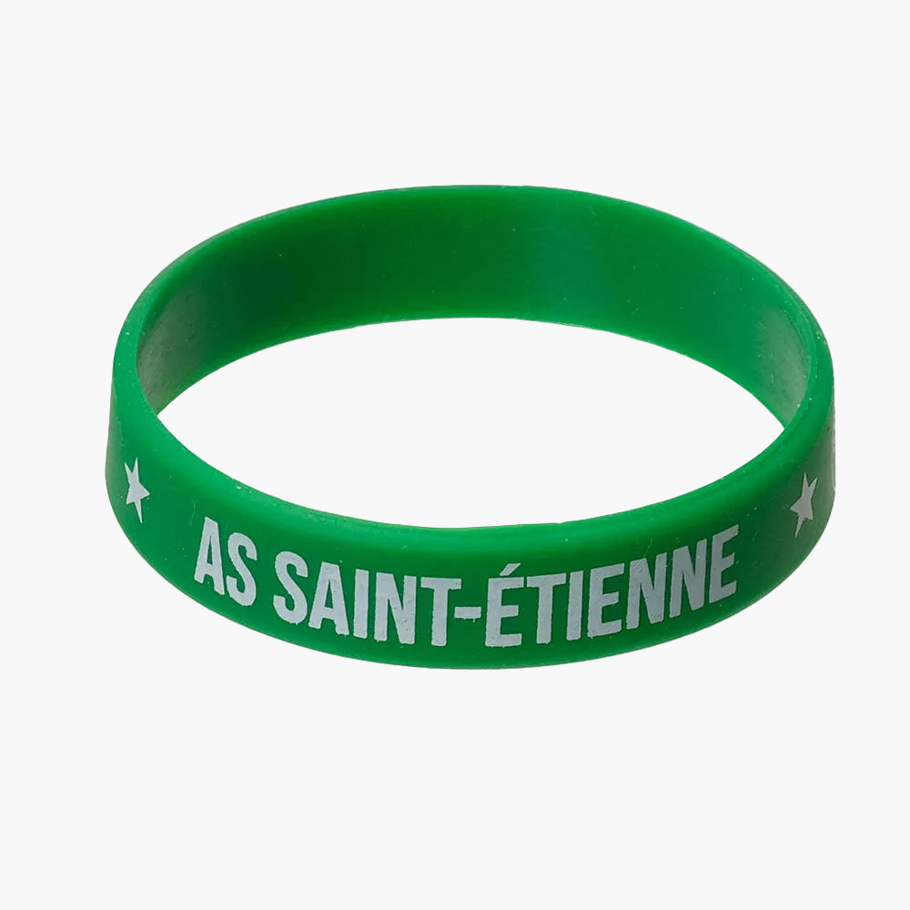 Green silicone bracelet for children