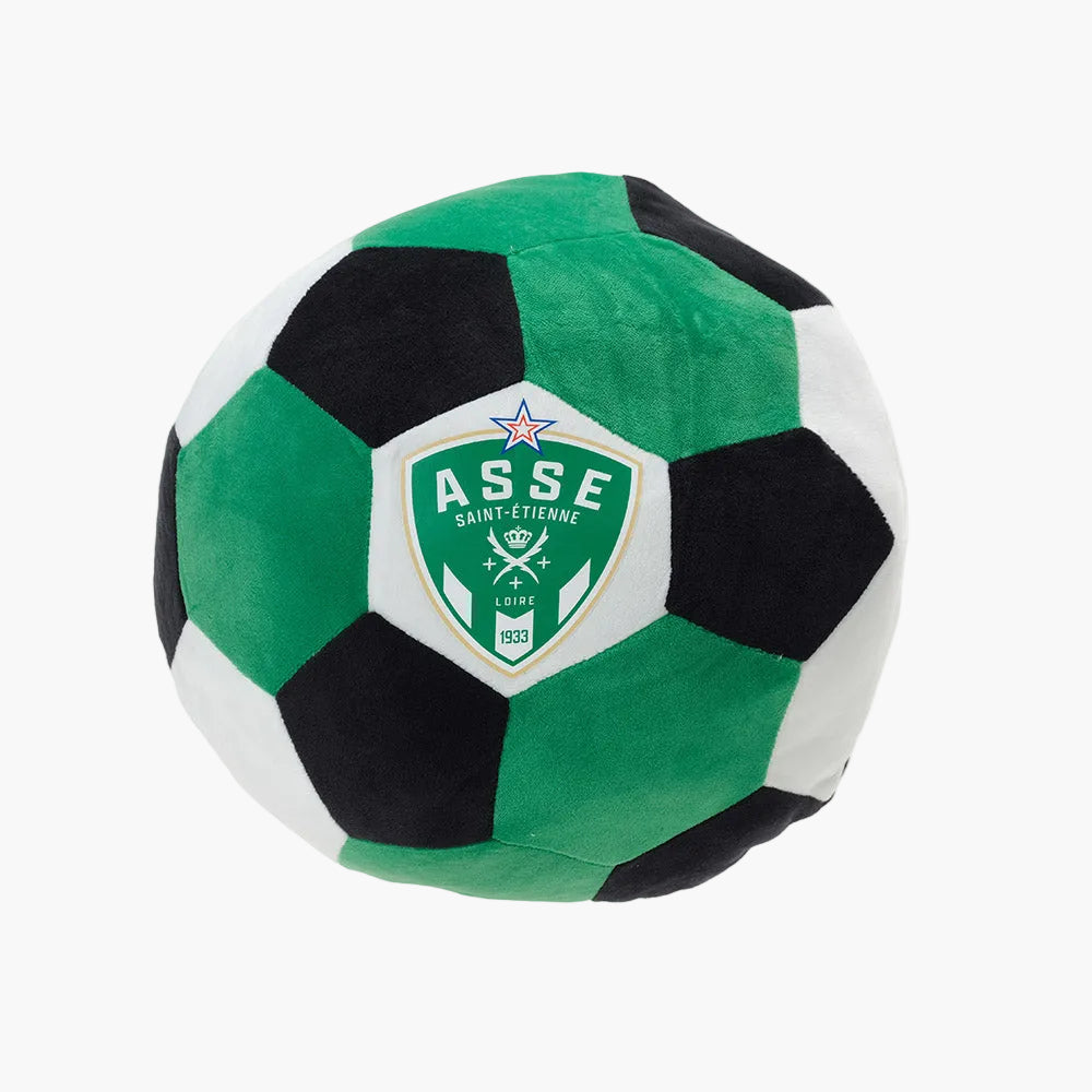 Ballon Peluche vert blanc et noir