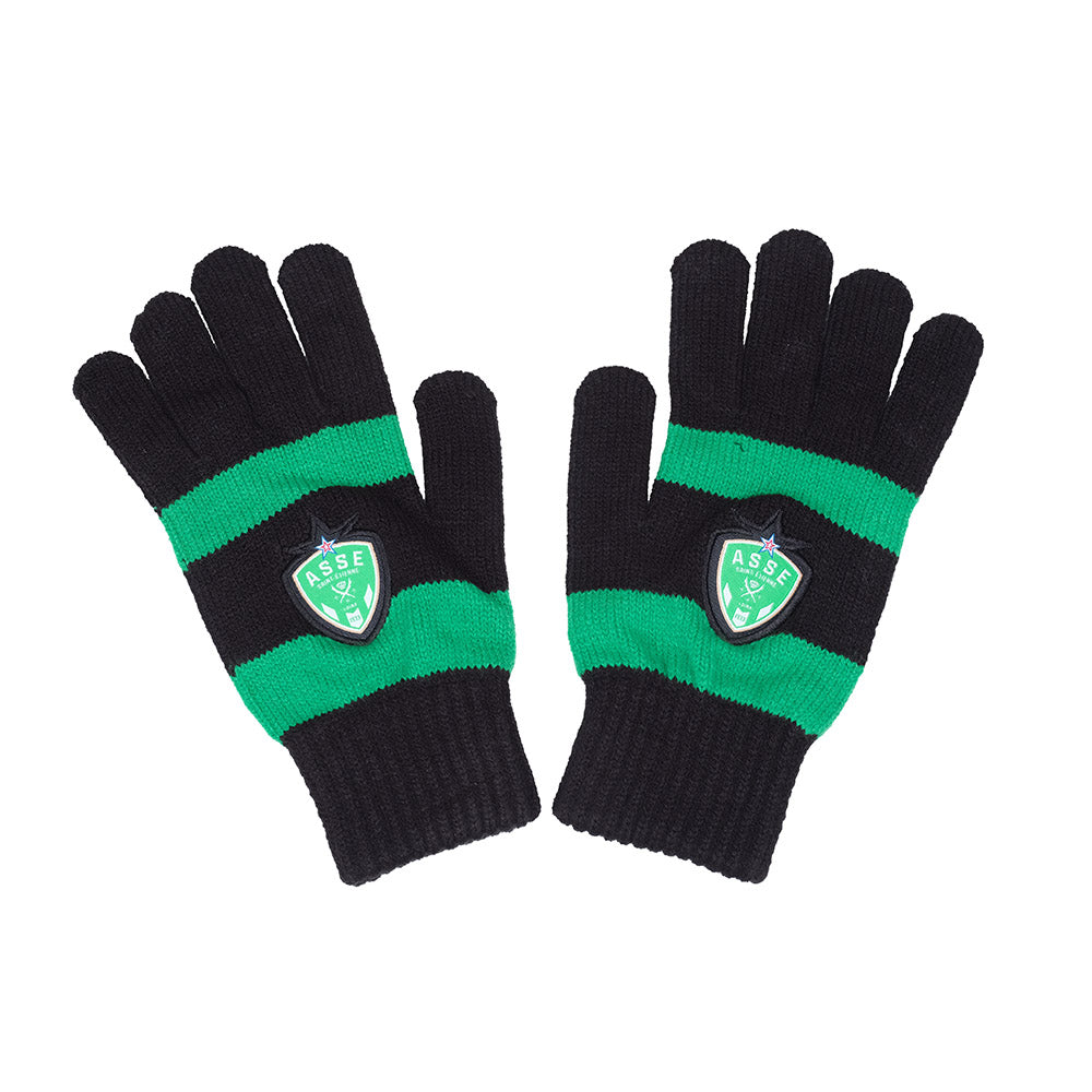 Gants acrylique rayures