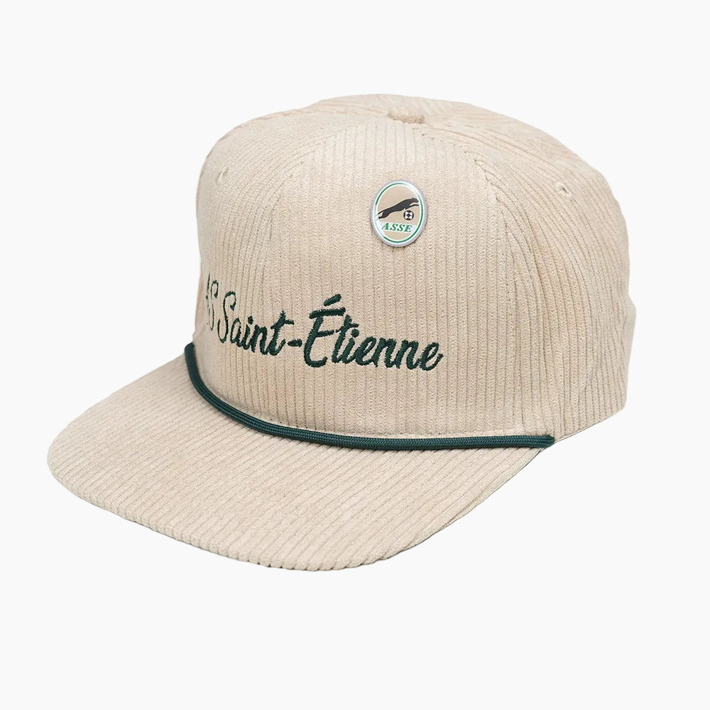 Casquette Golfer AS Saint-Étienne Beige