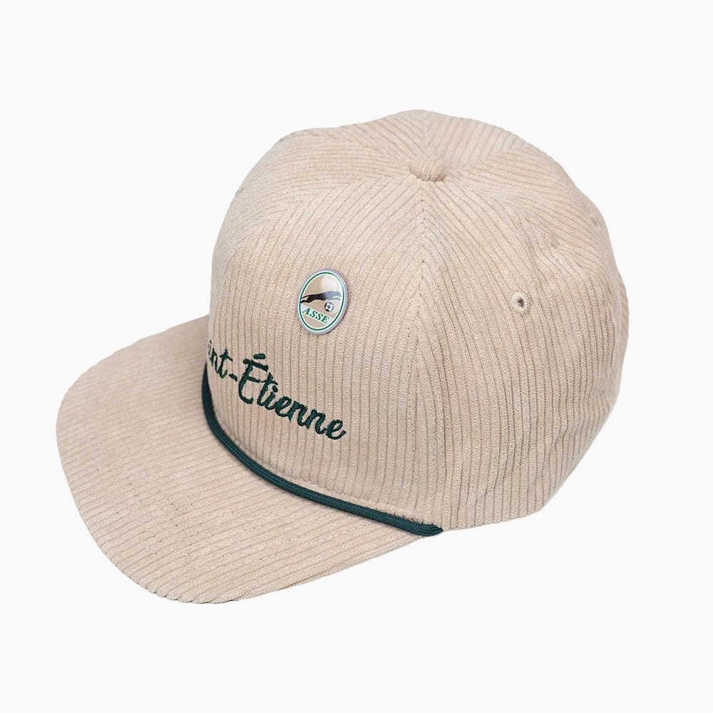 Casquette Golfer AS Saint-Étienne Beige
