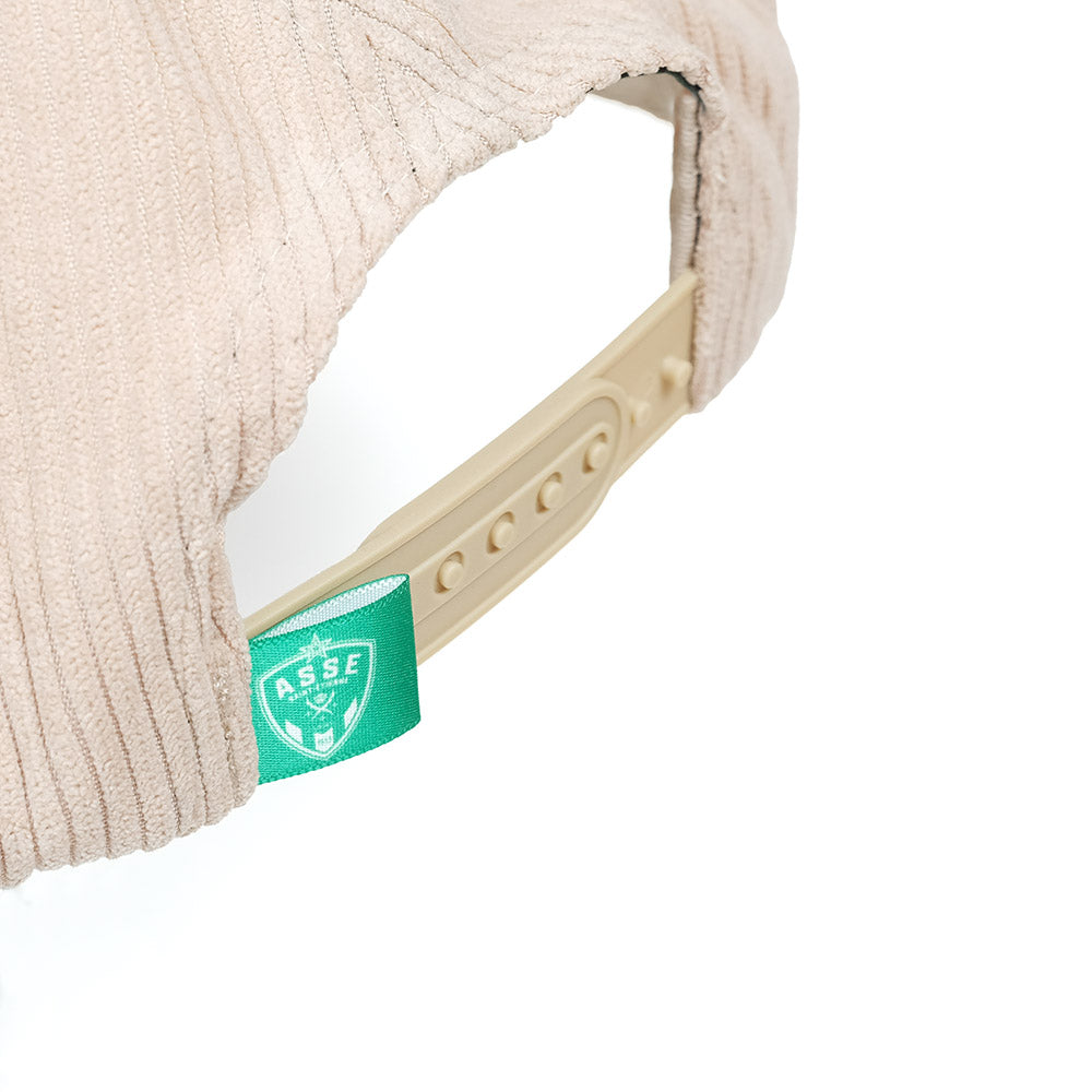 Casquette Golfer AS Saint-Étienne Beige