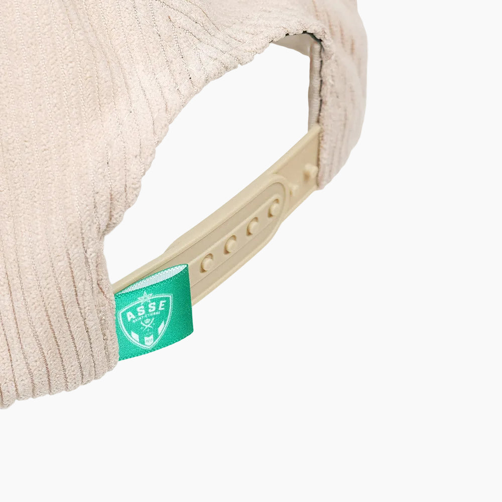 Casquette Golfer AS Saint-Étienne Beige