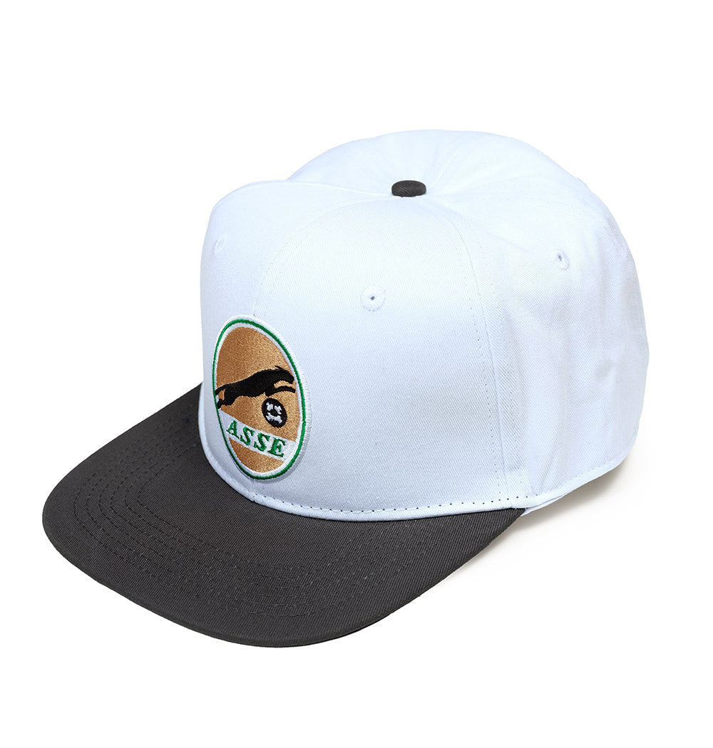Casquette Snapback Motif Léopard Multicolor Fond Blanc