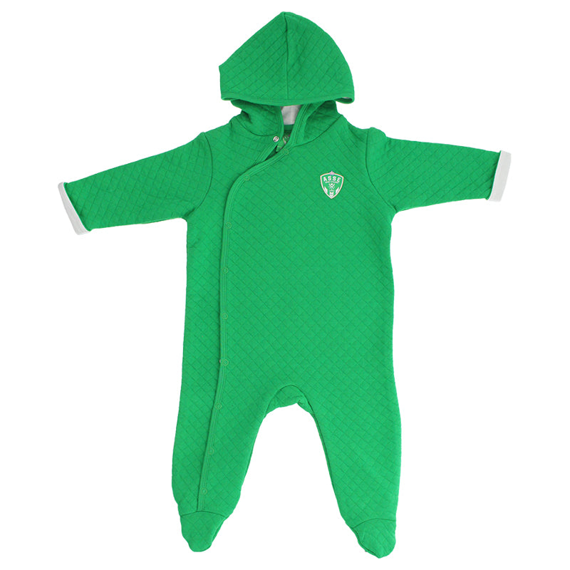 Asse baby quilted romper Greens Shop