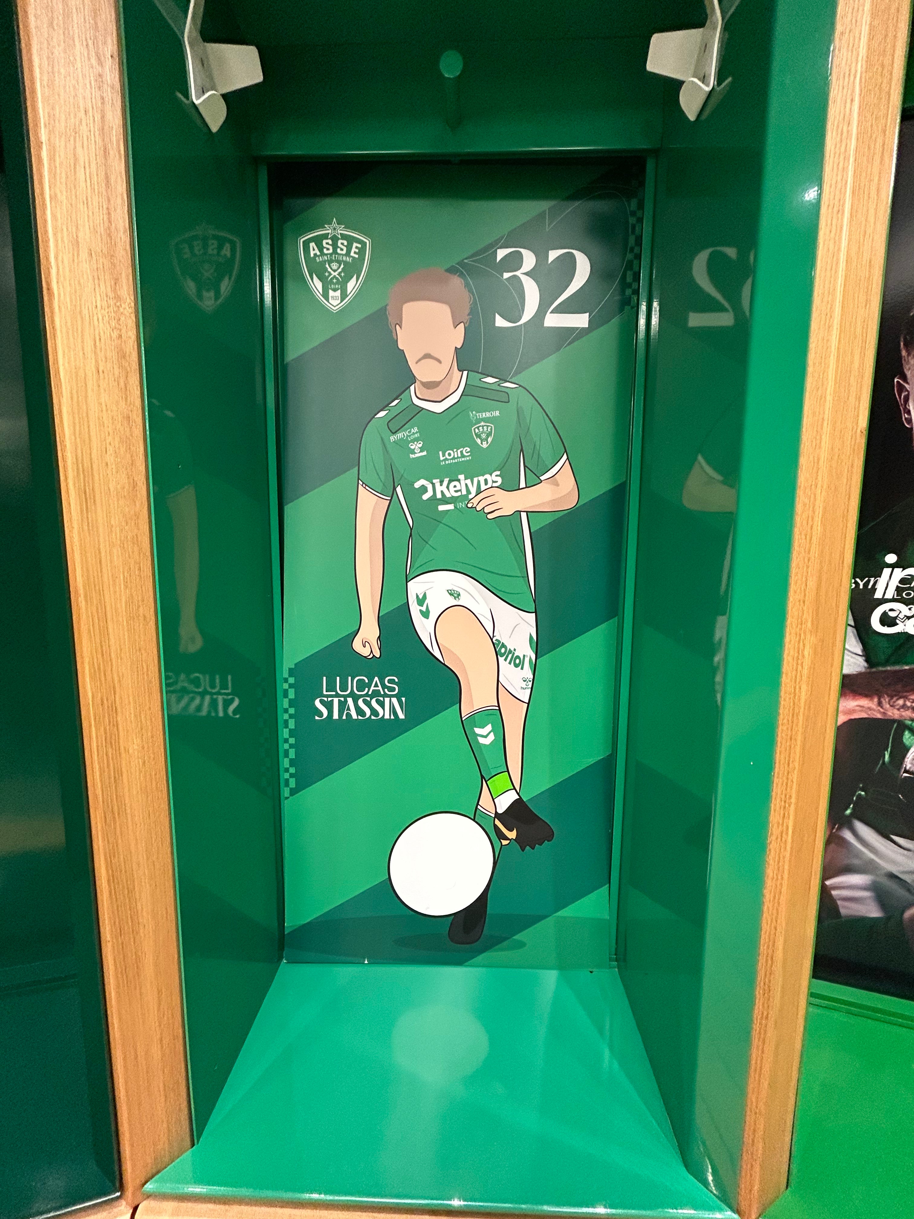 Panneau personnalisé vestiaire - Lucas STASSIN
