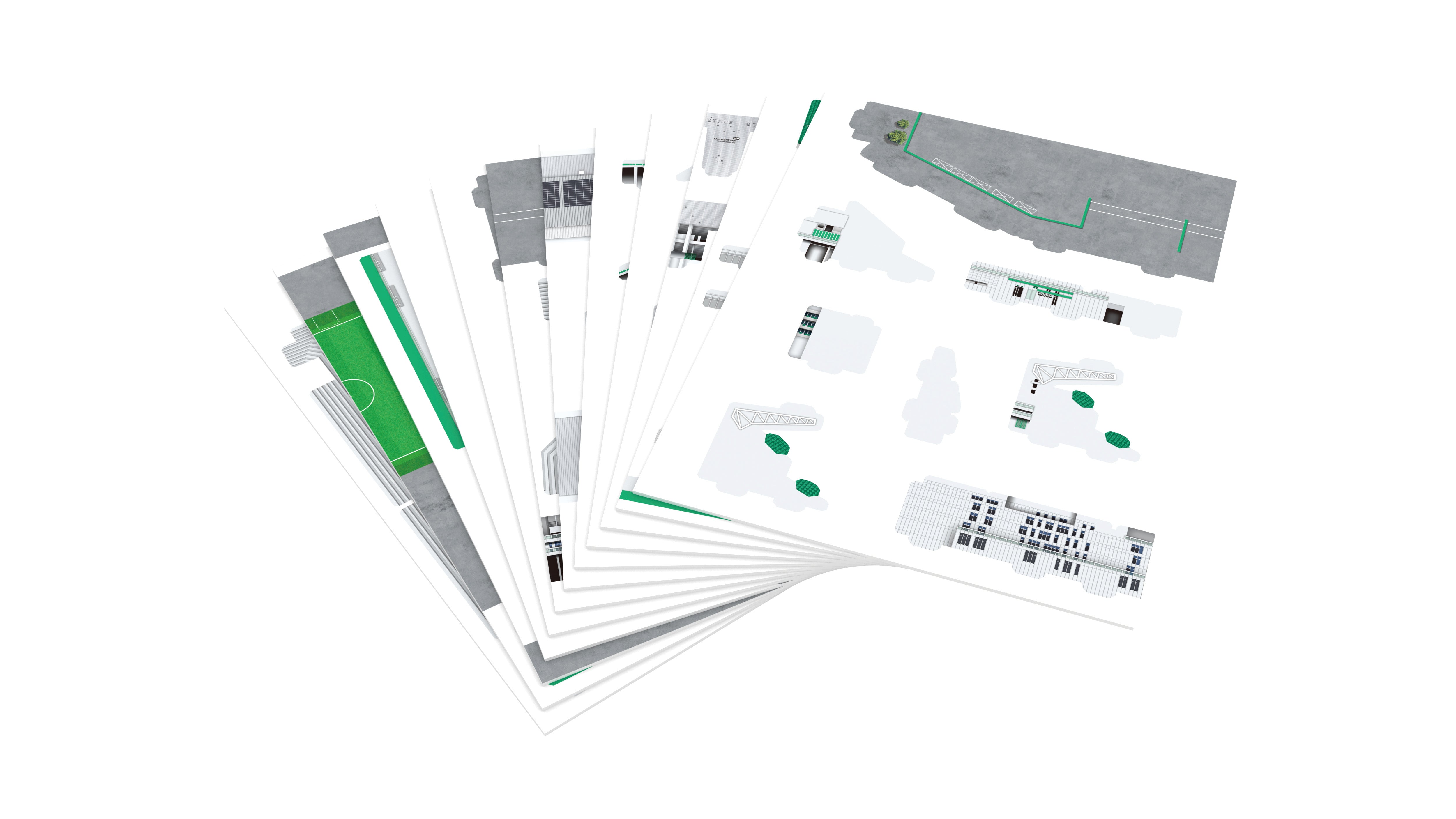 Puzzle 3D Stade Geoffroy-Guichard