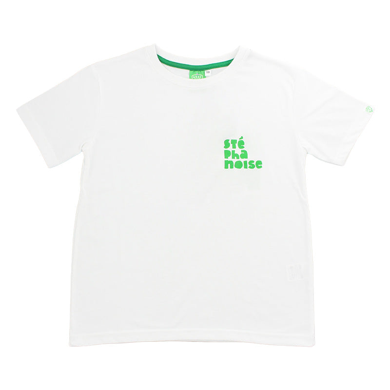 STÉ-PHA-NOISE white children's T-shirt