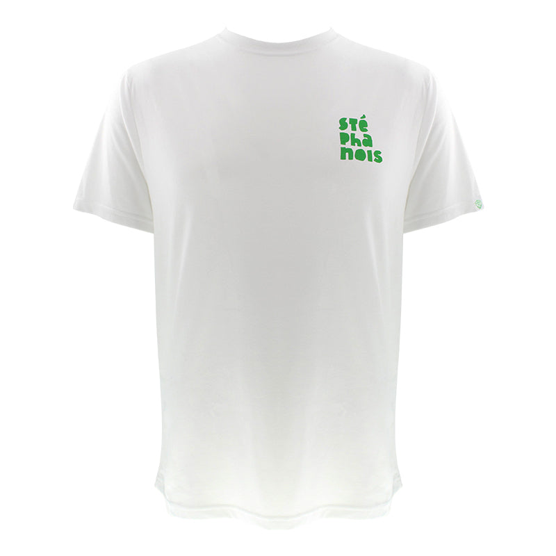 STÉ-PHA-NOIS white T-shirt