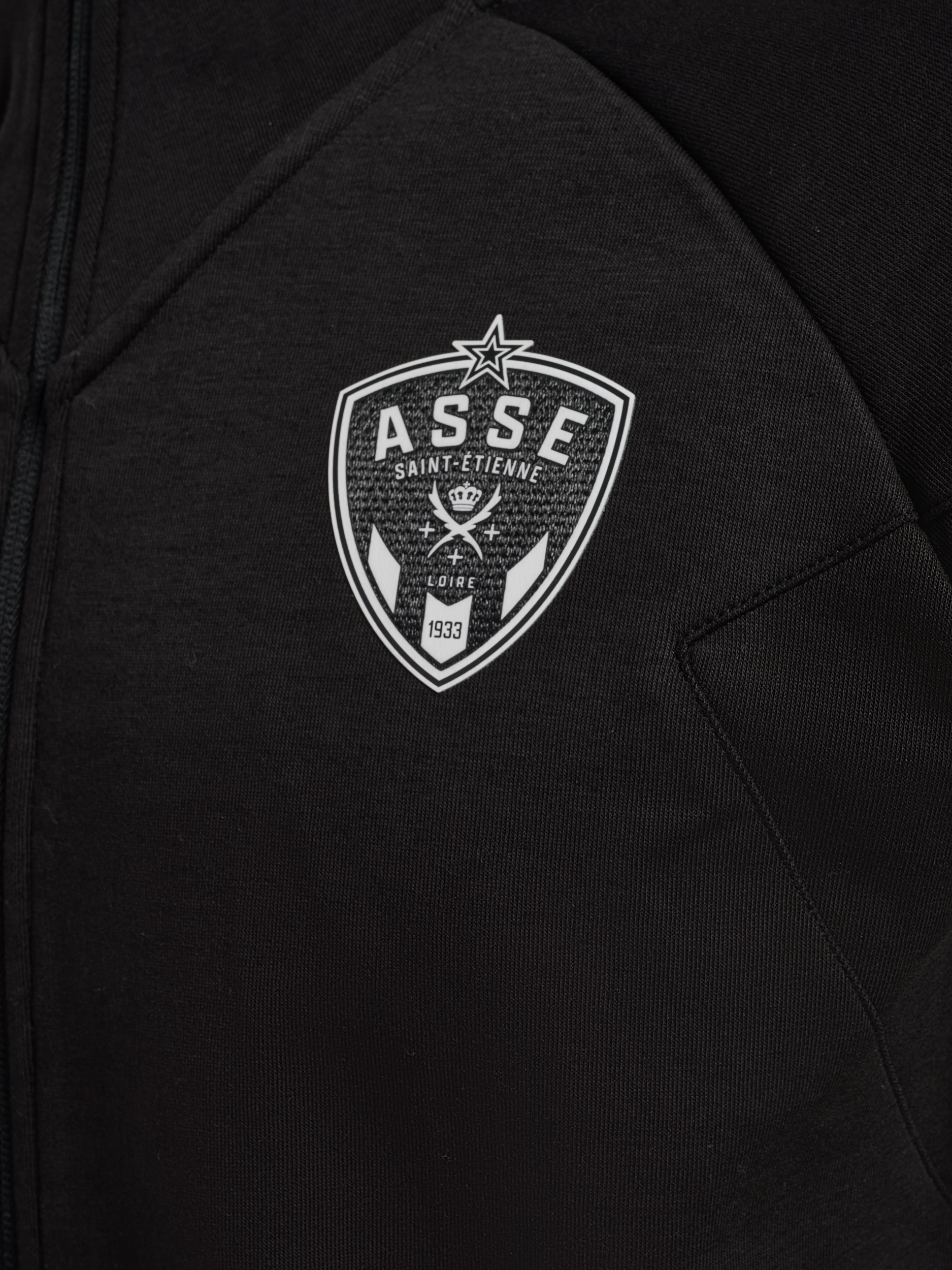 Veste zippée présentation noire 2024-2025